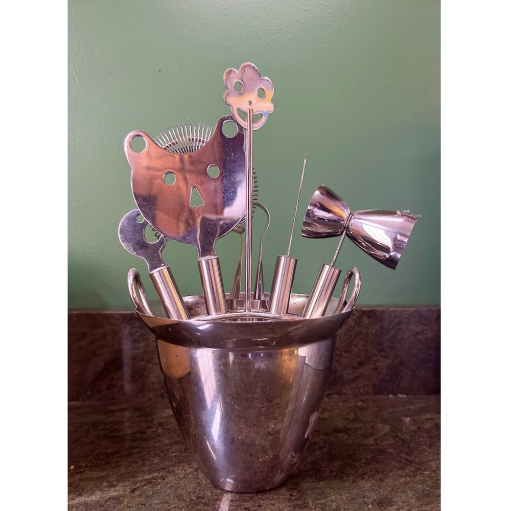 Cromargan WMF Stainless Steel Bar Tool Set